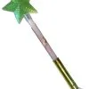 Disney Light Up Wand - Tinker Bell Star Wand With Crystal Ball - Green