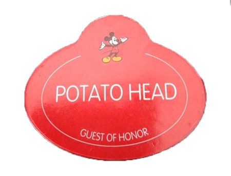 Disney Mr Potato Head Parts - Mickey Potato Head Name Badge 3 Disney Mr Potato Head Parts - Mickey Potato Head Name Badge