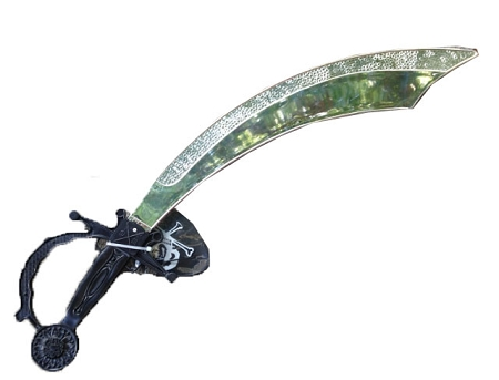 Disney Plastic Sword And Eye Patch - Pirates Of The Caribbean 3 Disney Plastic Sword And Eye Patch - Pirates Of The Caribbean