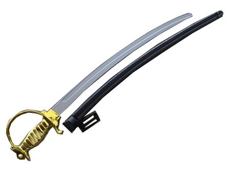 Disney Plastic Sword And Scabbard - Pirates Of The Caribbean - 17" 3 Disney Plastic Sword And Scabbard - Pirates Of The Caribbean - 17"