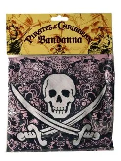 Disney Bandana - Pirates Of The Caribbean - Pink
