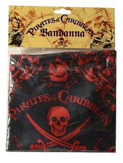 Disney Bandana - Pirates Of The Caribbean - Red