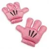 Disney Plush Gloves - Mickey Mitts Hands - Pink Metallic