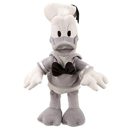 Disney Plush - Black And White Donald Duck Plush Toy -- 7'' H 3 Disney Plush - Black And White Donald Duck Plush Toy -- 7'' H