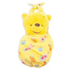 Disney Blanket Pouch Plush - Baby Winnie The Pooh - 10"
