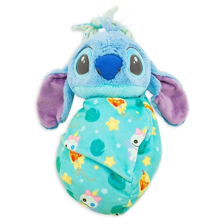 Disney Blanket Pouch Plush - Baby Stitch - 10" 3 Disney Blanket Pouch Plush - Baby Stitch - 10"