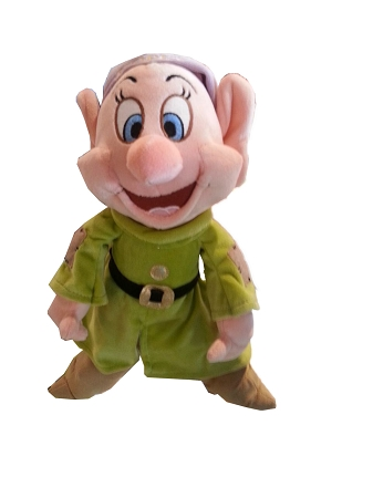 Disney Plush - Snow White And The Seven Dwarfs - Dopey - 12" 3 Disney Plush - Snow White And The Seven Dwarfs - Dopey - 12"