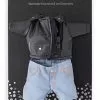 Disney NuiMOs Outfit - Black Faux Leather Jacket And Denim Pants -Pretend Play Sales Store sc139161