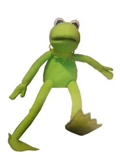 Disney Plush - Kermit Bean Bag Plush - The Muppets - 9''